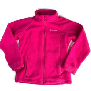 Girls Columbia Fleece Zip up jacket